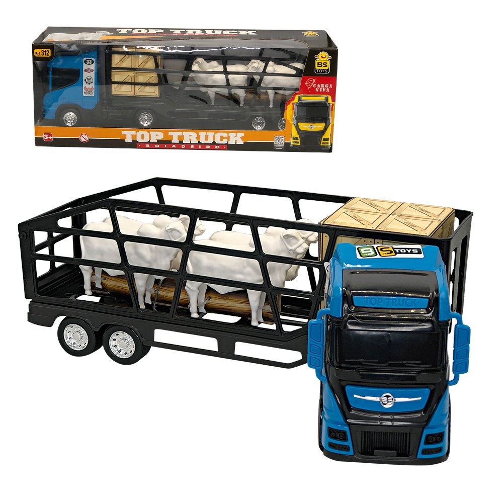 Caminhão de Boi de Brinquedo Caminhao Boiadeiro | Shopee Brasil