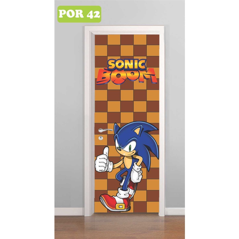 Adesivo Parede Sonic Mod.1