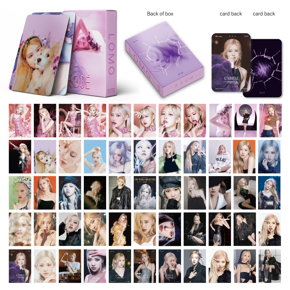 Rosé rose ロゼ　Blackpink トレカ　ソロ　gone バラ Rosé rose ロゼ Blackpink トレカ ソロ gone バラ 55pcs/set ROSE -R