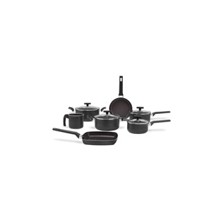 Jogo De Panelas Brinox Ceramic Life Preserve 7 Peças Cinza