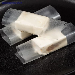 [newpros] 100/500 Folhas Papel De Arroz Comestível Gluous Rice Paper Practical Candy Coated Wrapping Nougat Embrulho Wrapper [pubr]