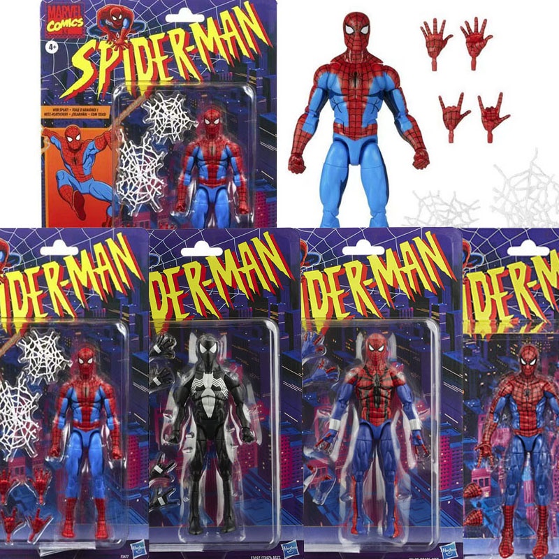 Marvel Legends Venom Avengers Symbiote/ben Reilly Spider Man Figura De Ação Móvel Conjunta