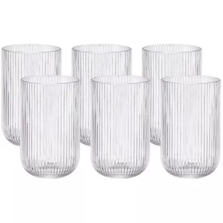 Jogo de 6 Copos de Vidro Cameratta 425ML