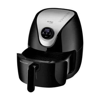Fritadeira Elétrica Air Fryer Multilaser CE169 4L Preta 220V