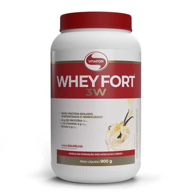 Whey Fort 3W Vitafor 900g