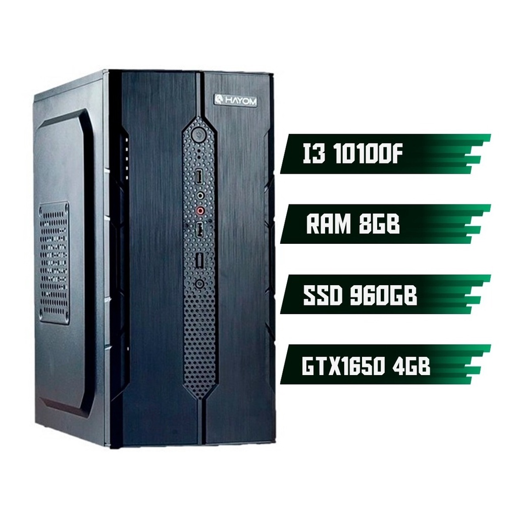 Computador Pichau Gamer, Intel i3-10100F, GeForce GTX 750 Ti 4GB, 8GB DDR4,  SSD 120GB