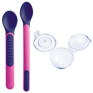 Colheres Feeding Spoons Cover Rosa - MAM