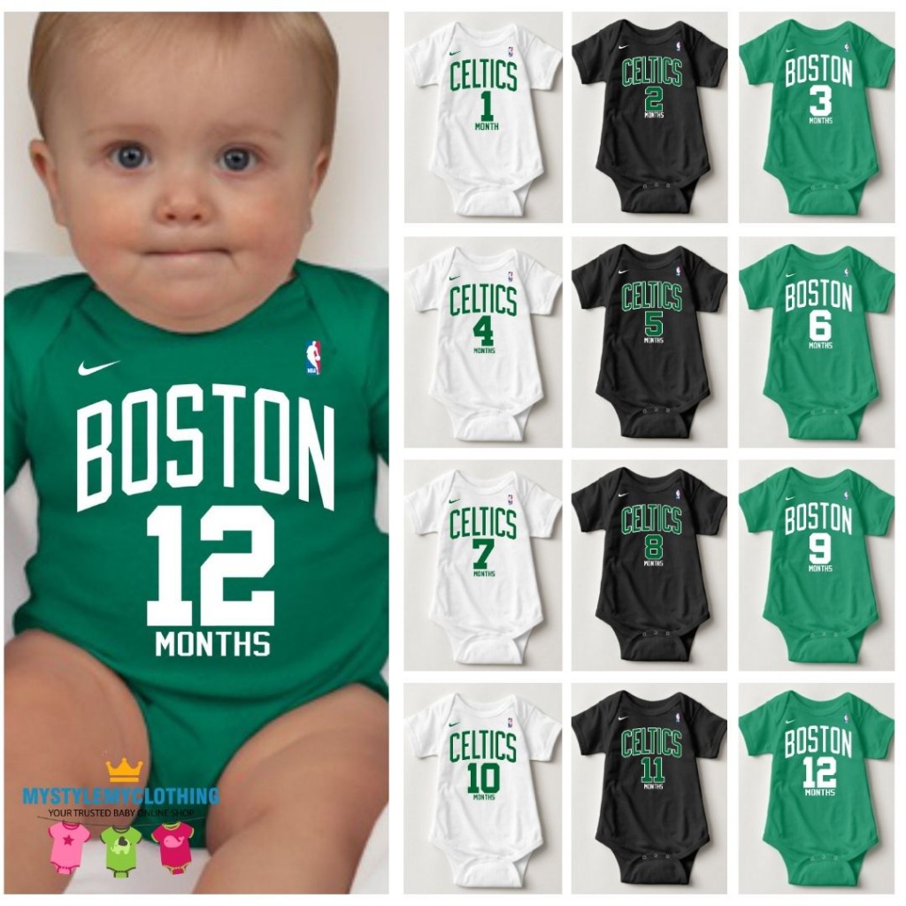 Kristaps Porzingis Yellow Boston Celtics Green Newborn & Infant Bodysuit -  Celtics Store