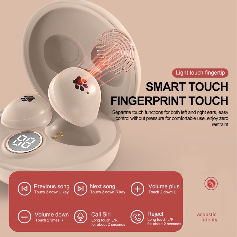 S880 Mini Fone De Ouvido Sem Fio Bluetooth 5.3 TWS HIFI S880 Mini Fone De Ouvido Sem Fio Bluetooth 5.3 TWS HIFI