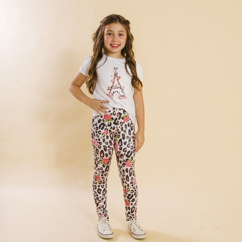 Legging store marrom infantil