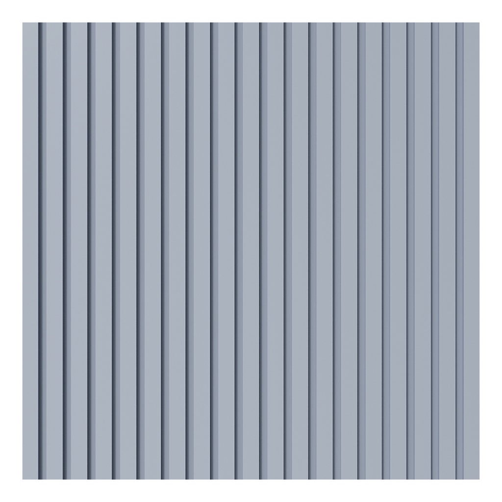 Painel Ripado Laminado 10cm Eva Autocolante Play Azul Metro