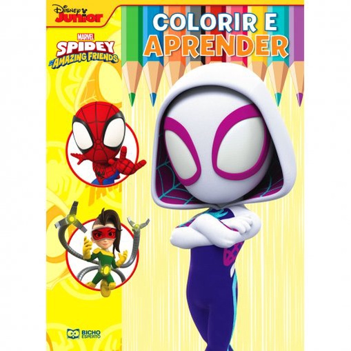 100 Páginas para Colorir Marvel - Homem Aranha