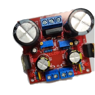 fonte de alimentação simétrica ajustável com LM317 e LM337