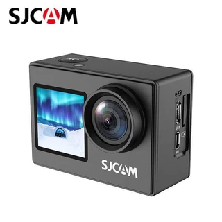 SJCAM Câmera De Ação 4K SJ4000 Dual Screen 4K 30PFS 4x Zoom WIFI Capacete De Motocicleta Câmeras De Vídeo Esportivo DV À Prova D'água