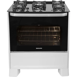 Fogão de Piso Suggar Best Cook 5 Bocas Mesa de Virdo Bivolt FGV505PT/FGV505BR
