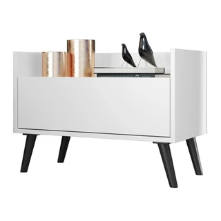 Mesa de Cabeceira 80cm Retrô Multimóveis V4000