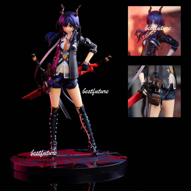 figma 525 Arknights Chen Action Figura De Ação Modelo De Boneca De Brinquedo Aniversário