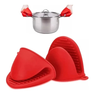 Kit 2 Luvas Pegador Termico De Silicone Forno Fogao Cozinha