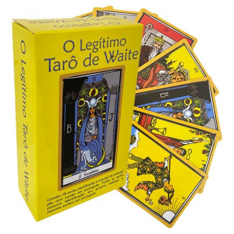 Juego De Tarot Clásico Con 78 Cartas Doradas Y Guía | Cuotas Sin Interés