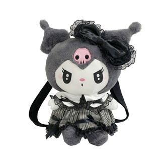 Bonito Kulomi mochila de boneca de pelúcia Lolita acessórios de vestir Lolita mochila com alças góticas de renda
