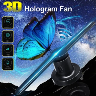 Lâmpada De Holograma 3D 224 Projetor Holográfico Ventilador LED Leitor Publicidade AC100 ~ 240V 50/60Hz