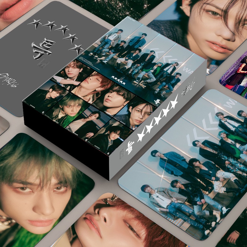 Lot De 55 Cartes Photos Stray Kids – Format Lomo 8,6 X 5,7 Cm, Papier Couché Qualité, Pour Collection Kpop Ou Déco