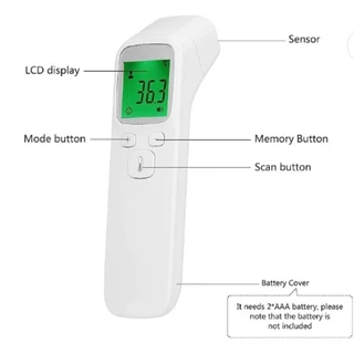 Termômetro Digital Bebê/Adulto Infravermelho De Testa Sem Contato Médico Corporal Termômetro LCD Febre Medição Temperatura