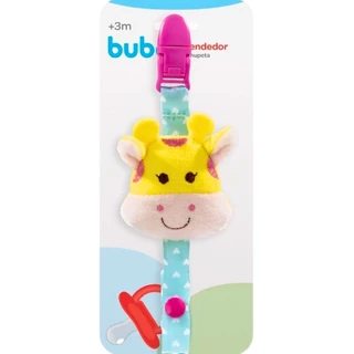 Prendedor De Chupeta Infantil Animal Fun Girafinha 13146 - BUBA