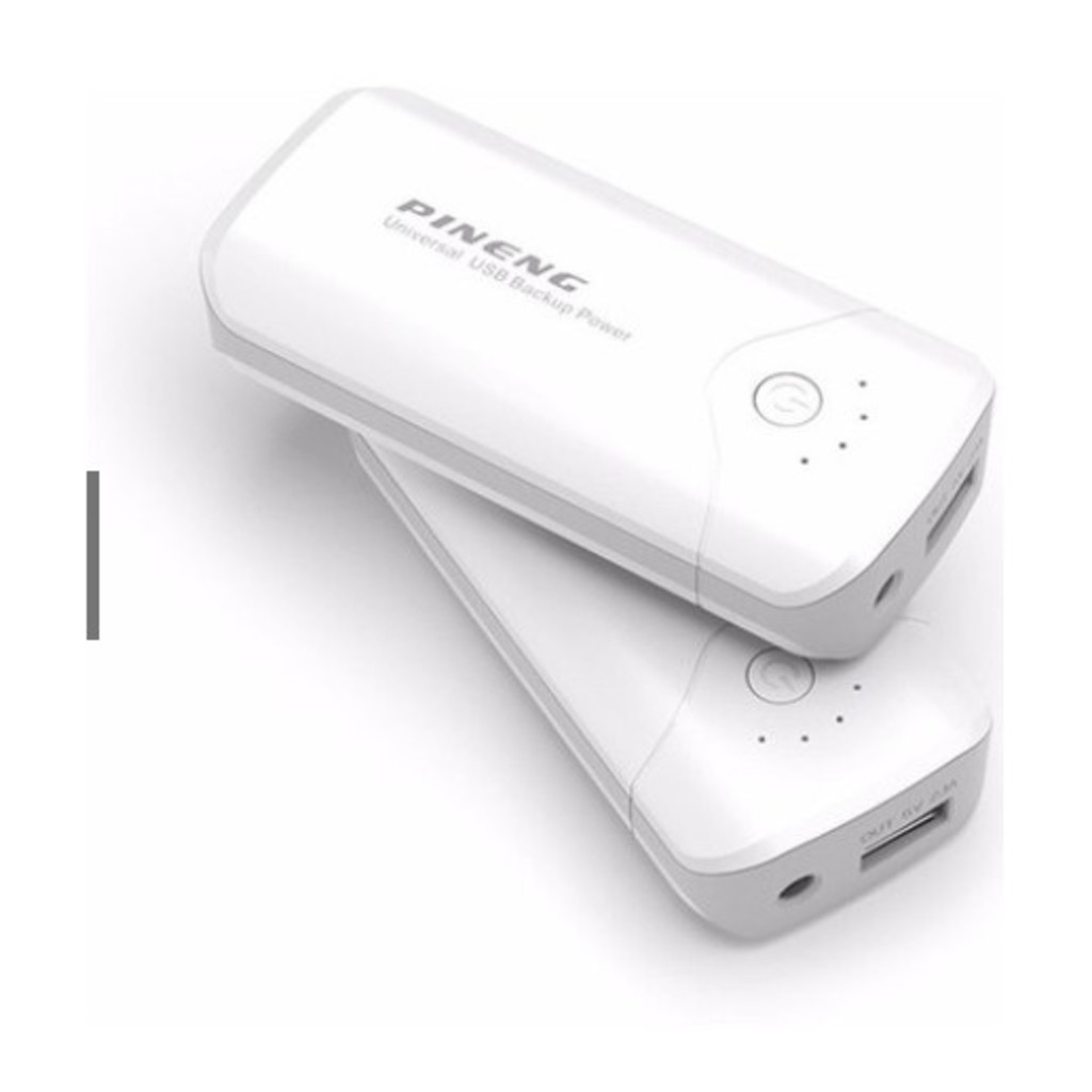 CarregadorPortátil Power Bank Pineng 5000Mah - Branco