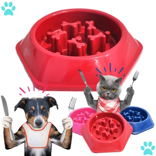 Comedouro Lento Para Cães E Gatos Comer Devagar Interativo