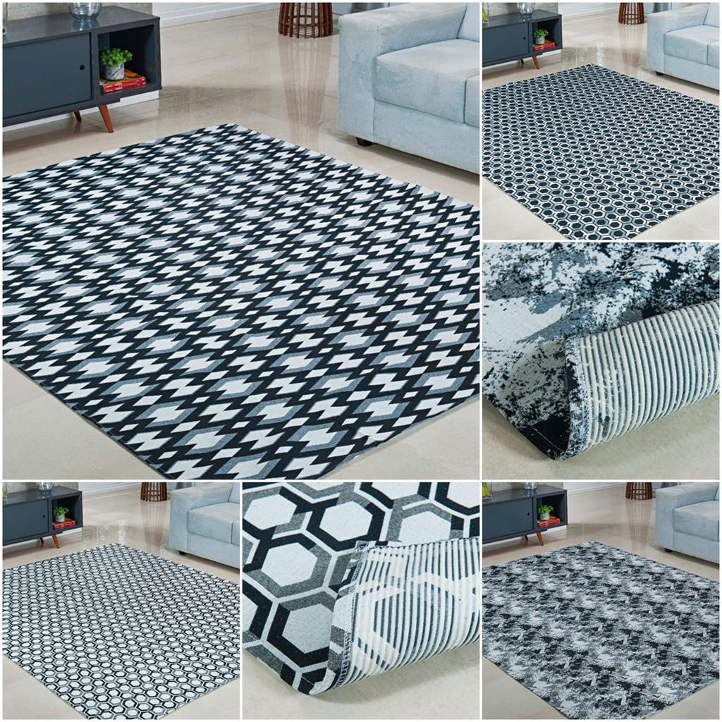 Tapete de Sala Luxo Tamanho Grande 2,50 x 2,00 Jacquard Facil de limpar ...
