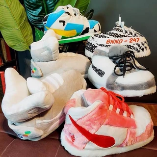 Sapatos de algodão para homens e mulheres, coco, chinelos de algodão, sapatos de pão, sapatos quentes de pelúcia, sapatos extragrande no inverno em casa