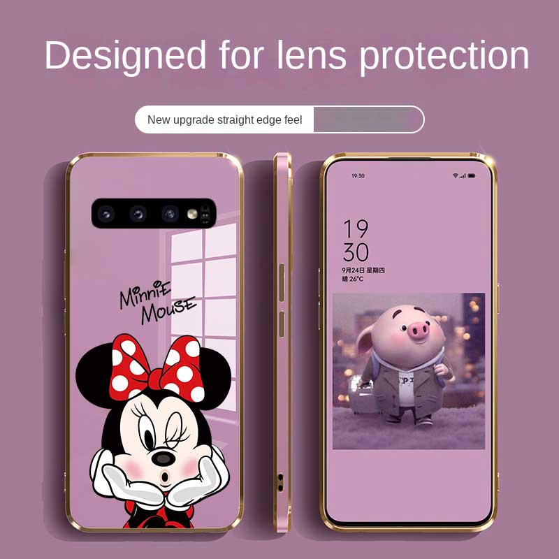 Samsung S10 S9 S8 S10 Plus S9 Note 10 10 Bordas Retas