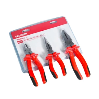 Jogo De Alicates Corte Universal Diagonal 3 Pçs Profissional Gedore Red Alta Voltagem Isolado 1000V em Oferta na Shopee