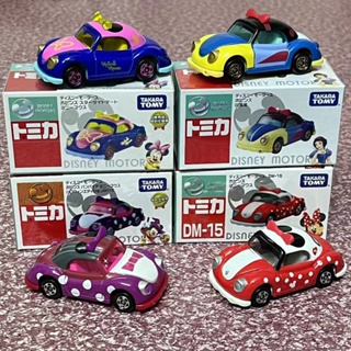 Tomy tomy tomy tomy tomy Ka Mickey Minnie Snow White Dream Série de carros esportivos Alloy Toy Car Modelo Ornamentos
