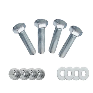 Kit Parafuso Porca E Arruela Para Fixação De Baú De Moto 5/16x1.1/2