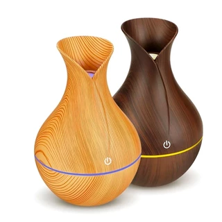 Umidificador Ultrassônico Vaso USB LED RGB Difusor De Aroma