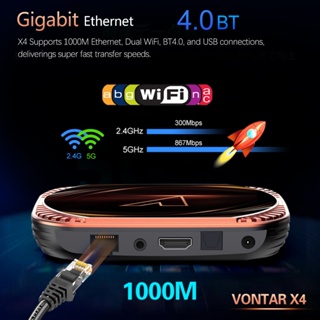 Wifi Media Player Set Top Box K M Av Tvbox K Vontar Tv Smart Box X Amlogic S X