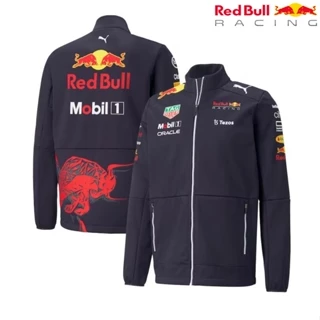 2024 O Mais Novo Terno De Corrida F1 + Red Bull Team F1 Softshell Jacket + Casaco De Manga Comprida Para Homens E Mulheres
