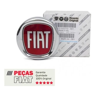 Emblema Da Grade Dianteira Fiat Doblo Palio Uno Original 51804366