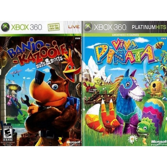  Banjo-Kazooie: Nuts & Bolts + Viva Pinata (Platinum Family  Hits) : Video Games