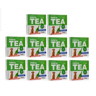Kit 10 AntiPulga Pipeta Tea Cães 5,1Kg Á 10kg KIT C/3 Pipeta