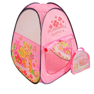 Barraca Toca Tenda Infantil Playground Tenda Rosa Dobravel