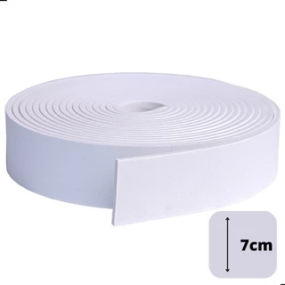 Rodapé Roda Meio Flexível Autocolante 7cm - 40Mts 7cliso