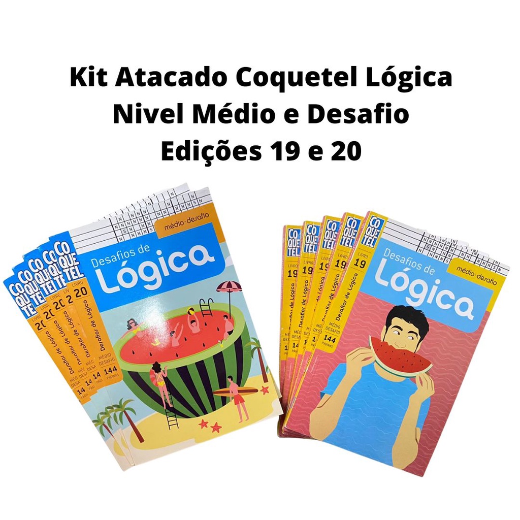 Livro Coquetel Desafios de Lógica Ed 25