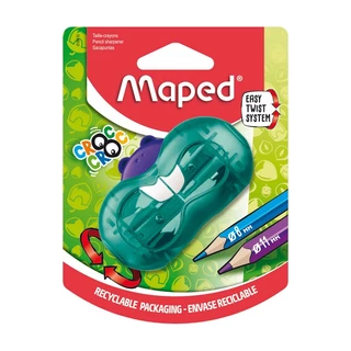 Apontador com coletor Croc Croc Castor 018410 Maped