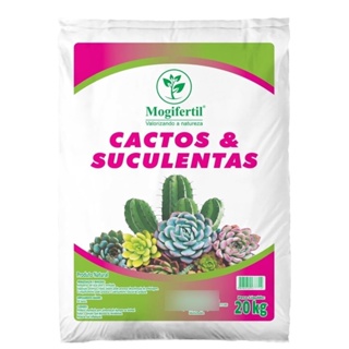 Substrato 40 Litros Cactos e Suculentas Terra Vegetal 20kg