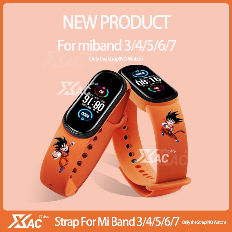 xiaomi Mi band 7 Bracelete De Silicone Para Miband 6 Impressão 6 5 4 3 5 4