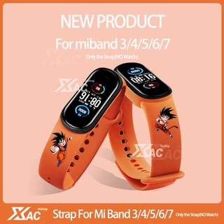 xiaomi Mi band 7 Bracelete De Silicone Para Miband 6 Impressão 6 5 4 3 5 4