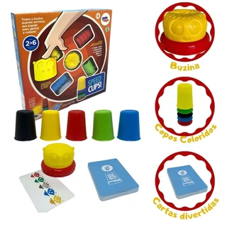 Jogo Infantil Speed Cups Copinhos Coloridos Para Crianças Pakiplast